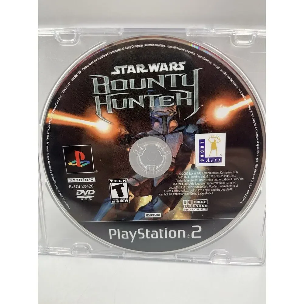 Star Wars: Bounty Hunter (PlayStation 2 PS2 2002) Disc only